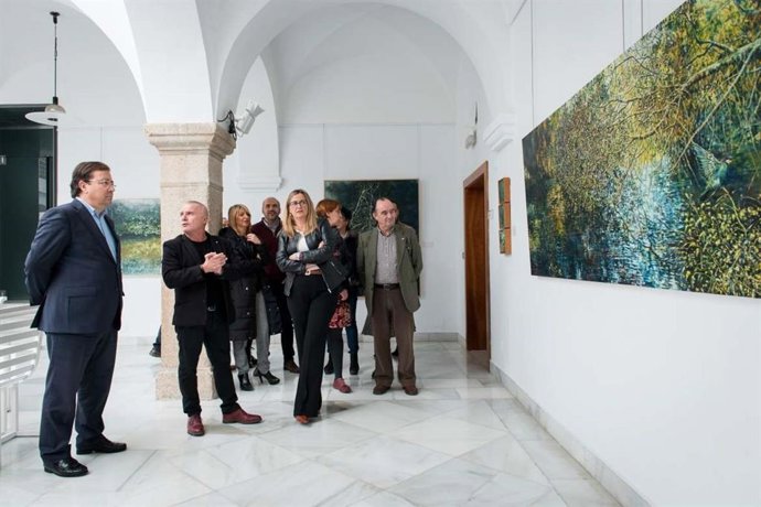 Exposición de Juan Luis CAmpos en la Asamblea de Extremadura
