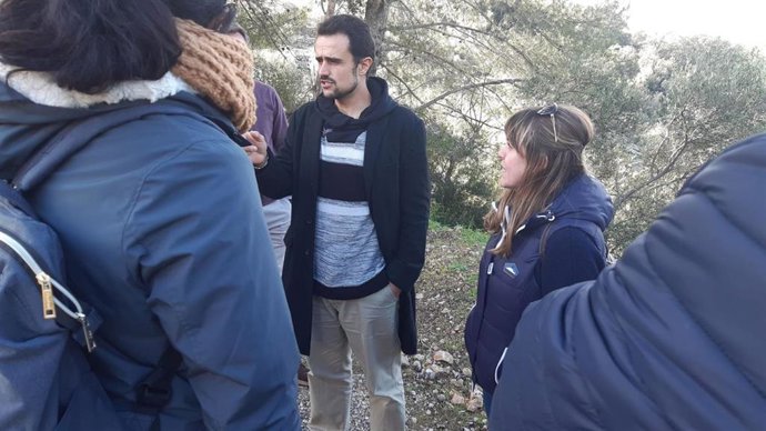 El conseller de Movilidad e Infraestructuras del Consell de Mallorca, Iván Sevillano, ha visitado este martes al 'Mirador de ses Barques, situado en el kilómetro 43,9 de la carretera Ma-10.