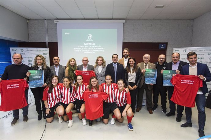 Sorteo de los campeonatos de Andalucía de fútbol femenino