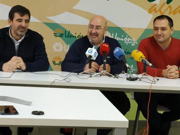 Rueda de prensa de UUAA en Lugo.
