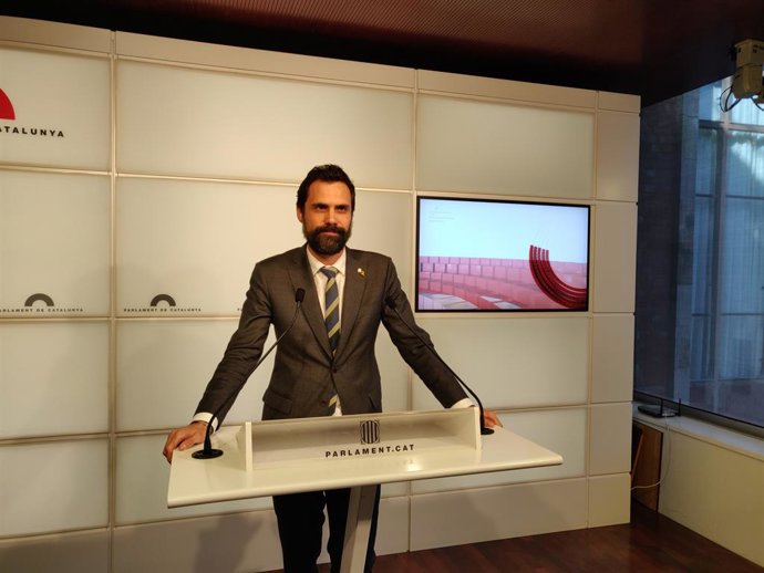El president del Parlament, Roger Torrent.