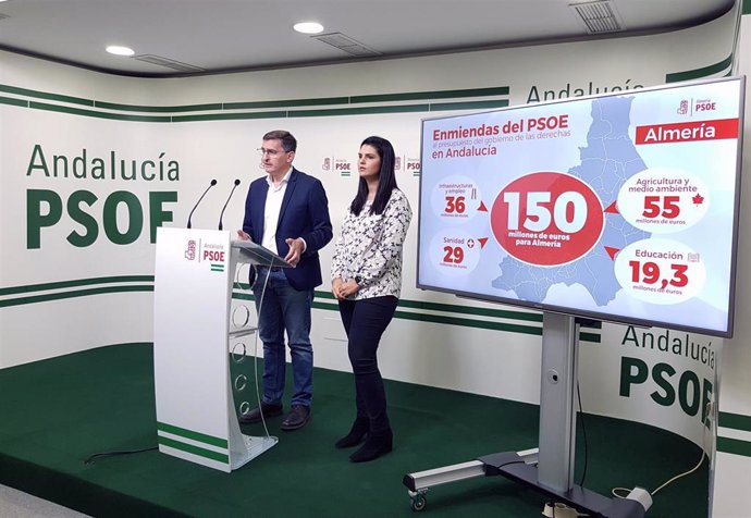 El PSOE presenta enmiendas a los presupuesto de la Junta de Andalucía para 2020