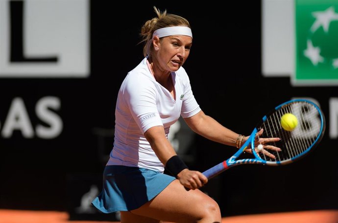 Dominika Cibulkova en su última aparición en el Masters de Roma