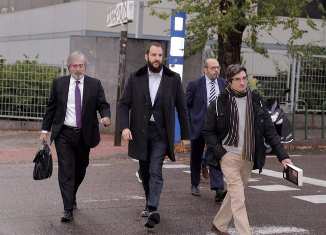Borja Thyssen a su llegada al Juzgado de lo Penal número 22 de Madrid