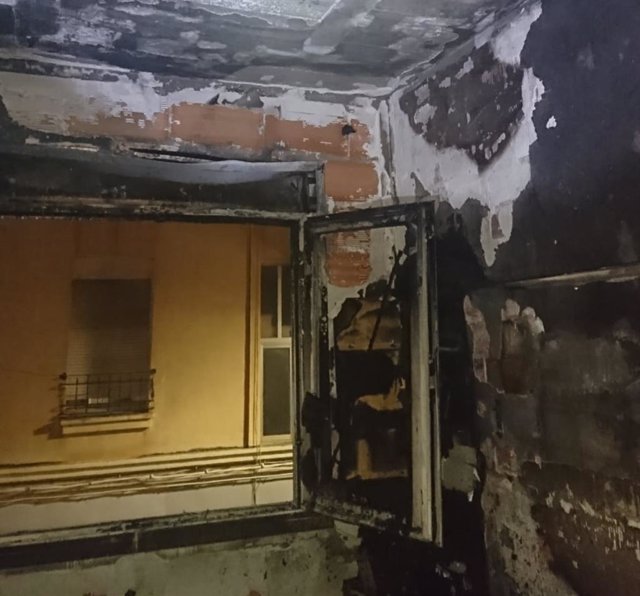 Incendio de una vivienda en Sueca