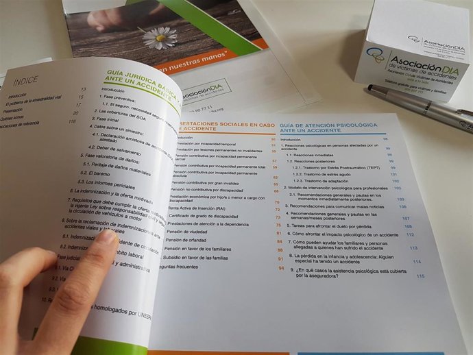 'Guía Integral Para La Atención De Víctimas De Accidentes' Elaborada Por La Asociación DIA Y Avalada Por La DGT