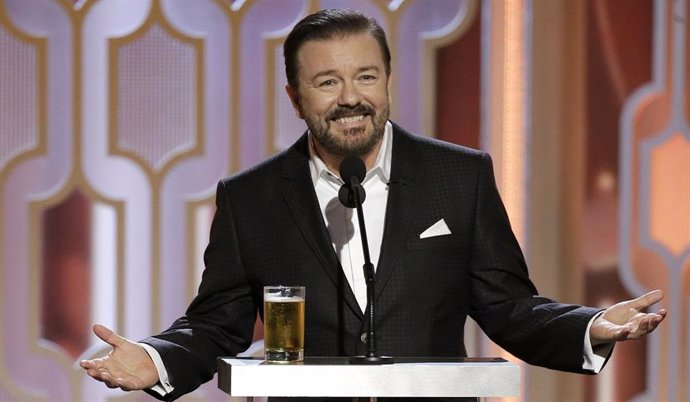 Ricky Gervais presentará los Globos de Oro por quinta vez