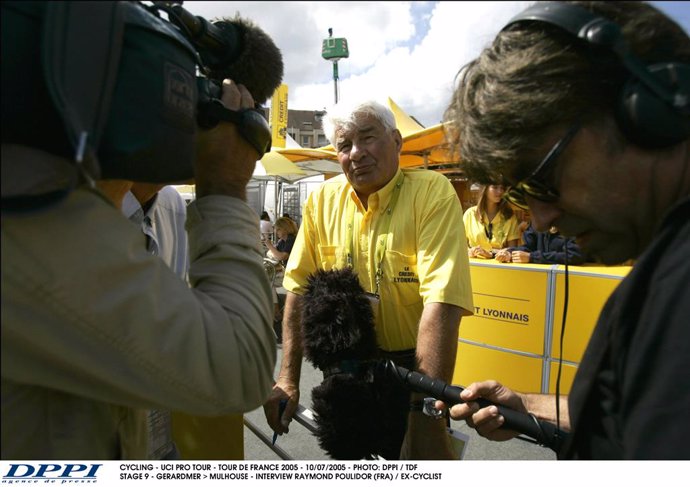 Raymond Poulidor, durant el Tour de Francia 2005.