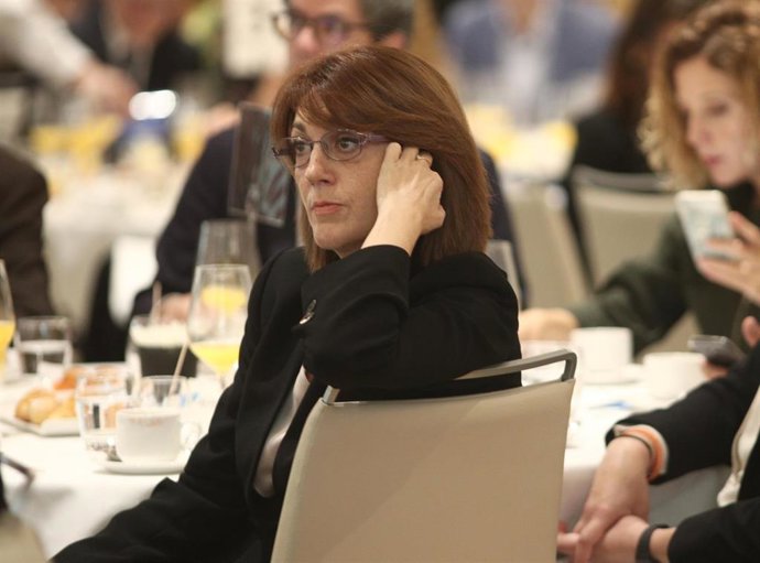 La eurodiputada de Ciudadanos, Soraya Rodríguez, durante un Desayuno Informativo de Europa Press celebrado en el Hotel Hyatt Regency Hesperia de Madrid (España), a 7 de noviembre de 2019.