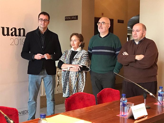 José Luis Costillas, María Luisa Alonso, Javier Gámez y Fernando Menéndez.