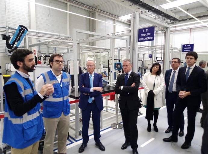 El lehendakari, Iñigo Urkullu, inaugura en Derio la nueva planta de Externals de ITP Aero