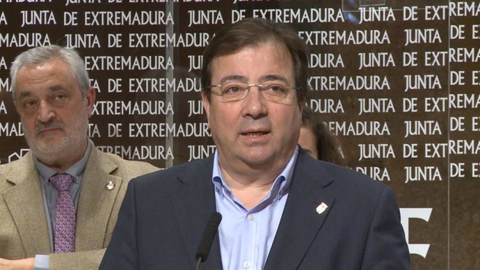 El presidente de la Junta de Extremadura, Guilermo Fernández Vara