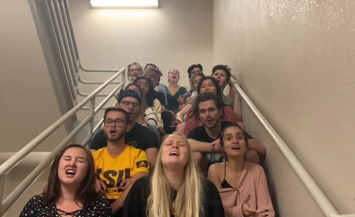 The Devil Clefs Es Un Grupo De Capela De La Universidad Estatal De Arizona