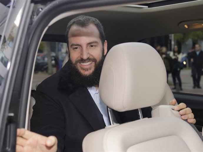 Borja Thyssen a la salida de los juzgados