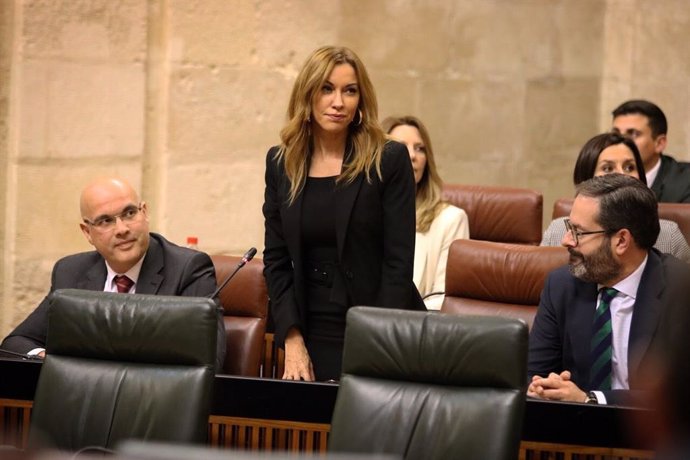 Mercedes López jurado su cargo como diputada de Cs en el Parlamento en sustitución de Samper