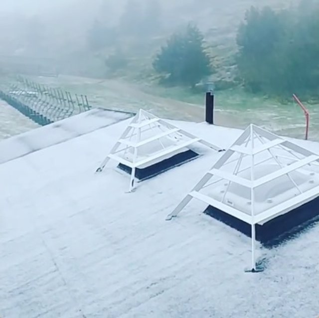 Nieve en Valdesquí