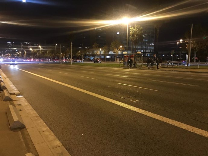 La avenida Diagonal cortada durante protestas de CDR