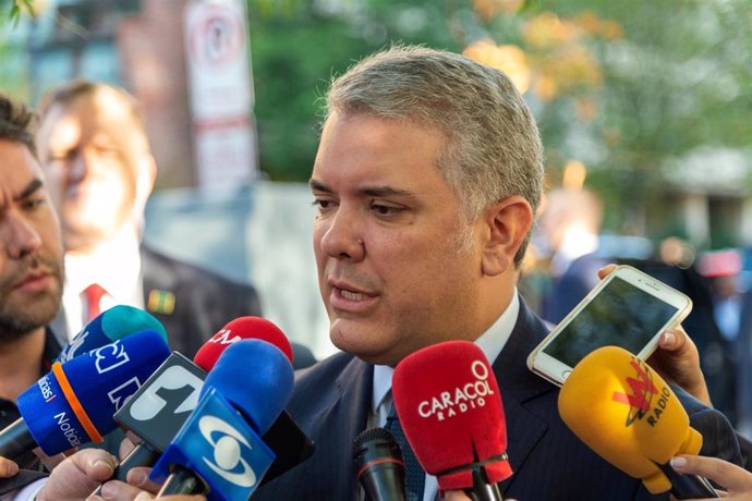 El presidente de Colombia, Iván Duque