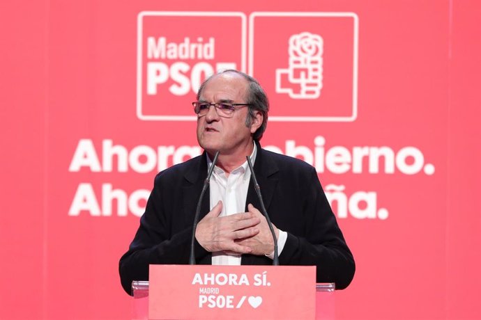 El portavoz socialista en la Asamblea de Madrid, Ángel Gabilondo, durante el acto de apertura de campaña en Madrid (España), a jueves 31 de octubre de 2019