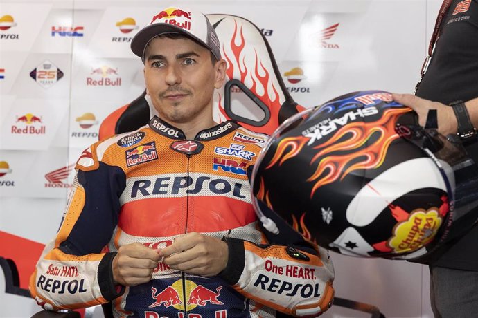 El piloto español de MotoGP Jorge Lorenzo (Repsol Honda) en el GP Japón 2019