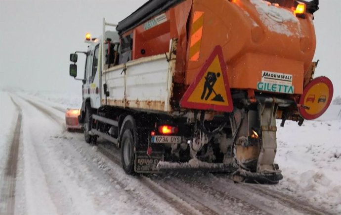 Quitanieves, nieve, carretera