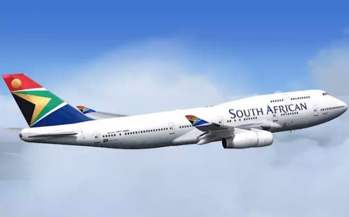 Avión de South African Airways