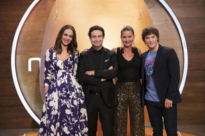 Eva González y el jurado de MasterChef en una imagen de archivo