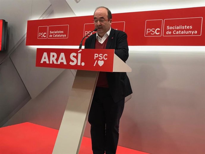 El primer secretario del PSC, Miquel Iceta.