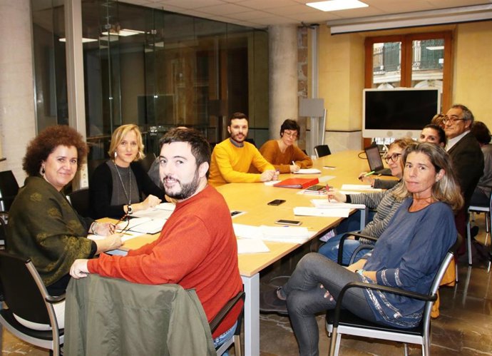 Reunión De La Comisión De Seguimiento De La Declaración De París, En El Ayuntamiento De Palma, Para La Lucha Contra El SIDA.