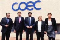 López Miras destaca el papel de COEC y el trabajo conjunto "para conseguir que Cartagena siga siendo referente"