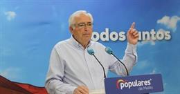 Juan José Imbroda, este jueves en rueda de prensa en Melilla
