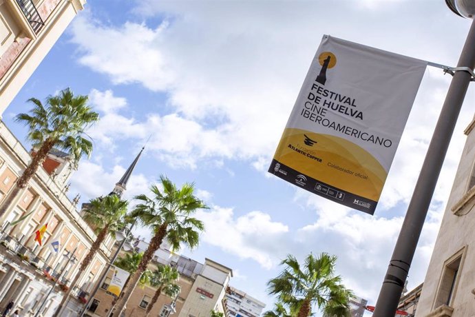 Cartel del Festival de Cine de Huelva.