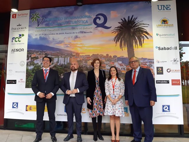 El presidente del Cabildo de Tenerife, Pedro Martín, participa en la inauguración del V Congreso Internacional de Calidad Turística