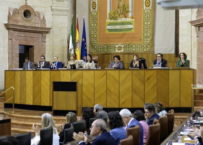 Pleno del Parlamento andaluz
