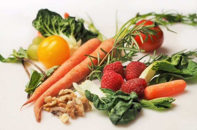 Frutas y verduras, frutos secos, dieta mediterránea
