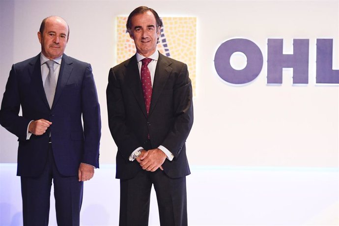 El presidente de OHL, Juan Villar-Mir, y el consejero delegado, Juan Antonio Fernández Gallar