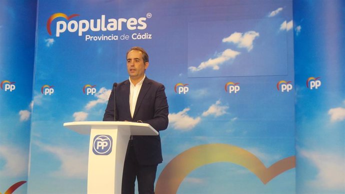 Antonio Saldaña, portavoz del PP en la Diputación de Cádiz