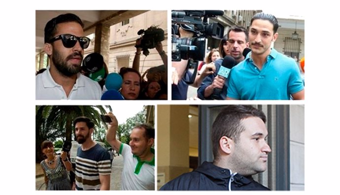 Miembros de La Manada acusados por el caso de Pozoblanco.