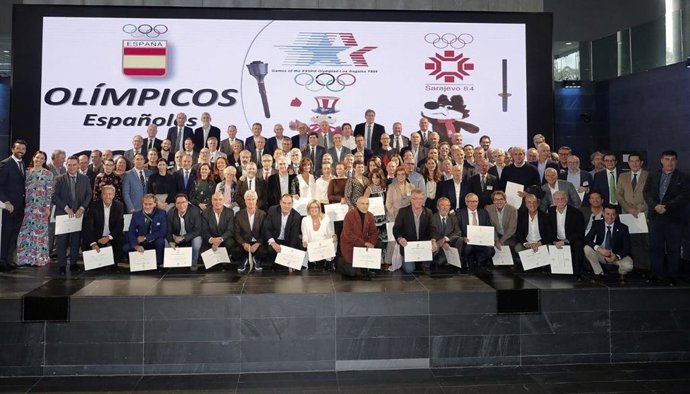El COE rinde homenaje a los deportistas olímpicos de Sarajevo y Los Ángeles 1984.