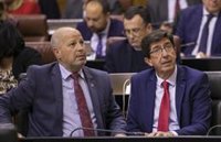 Juan Marín remarca que hay "principios y valores" de Vox que no comparte tras su moción sobre el aborto