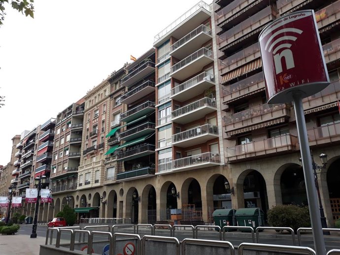 Muro de la Mata. Wifi en Logroño