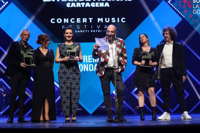 Entrega del Premio Ondas a Mejor festival de España a La Mar de Músicas