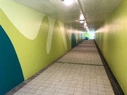 Estado del túnel de San Isidro tras las obras de renovación.