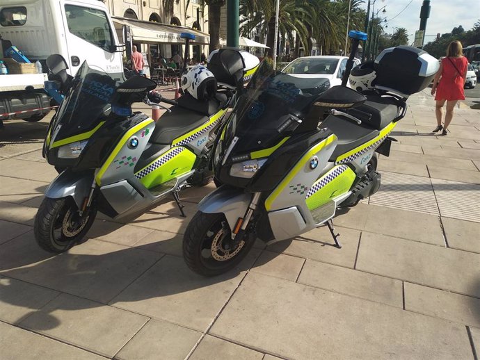 Motos de la Policía Local de Málaga