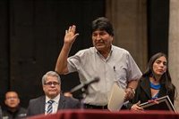 Morales aplaude la designación de la nueva cúpula del Congreso e insiste en llamar a un "diálogo nacional"