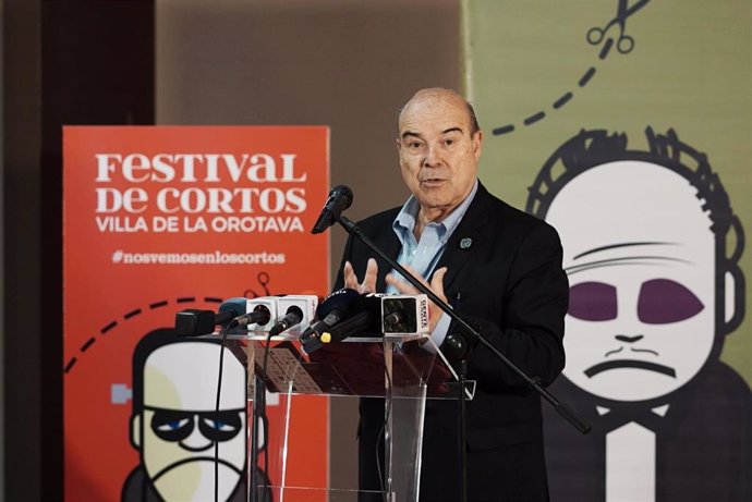 El actor Antonio Resines en la presentación del festival
