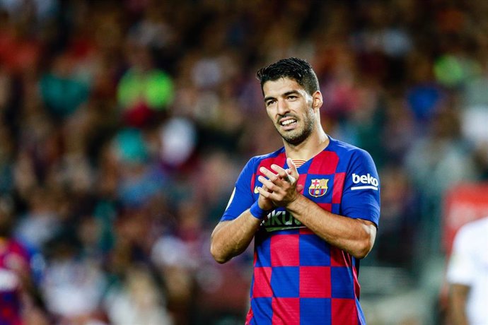 09 Luis Suarez from Uruguay of FC Barcelona during the La Liga match between FC Barcelona and Sevilla FC in Camp Nou Stadium in Barcelona 06 of October of 2019, Spain.