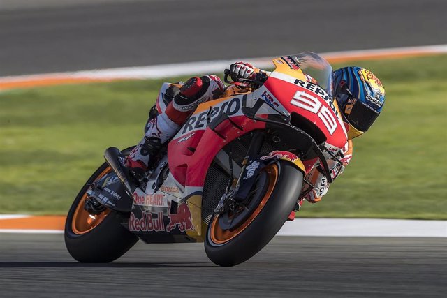 El piloto de MotoGP Jorge Lorenzo (Repsol Honda) en el GP Valencia 2019