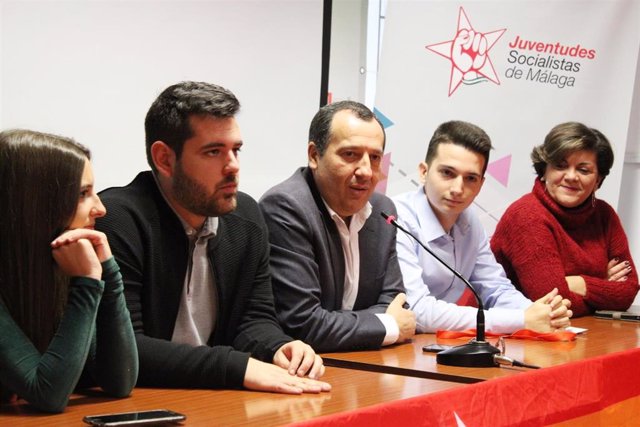El secretario general del PSOE de Málaga, José Luis Ruiz Espejo, este sábado