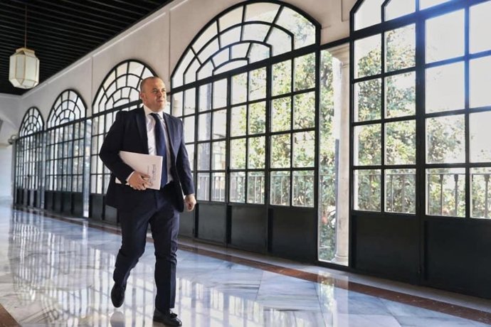 Julio Díaz, en el Parlamento en una imagen de archivo
